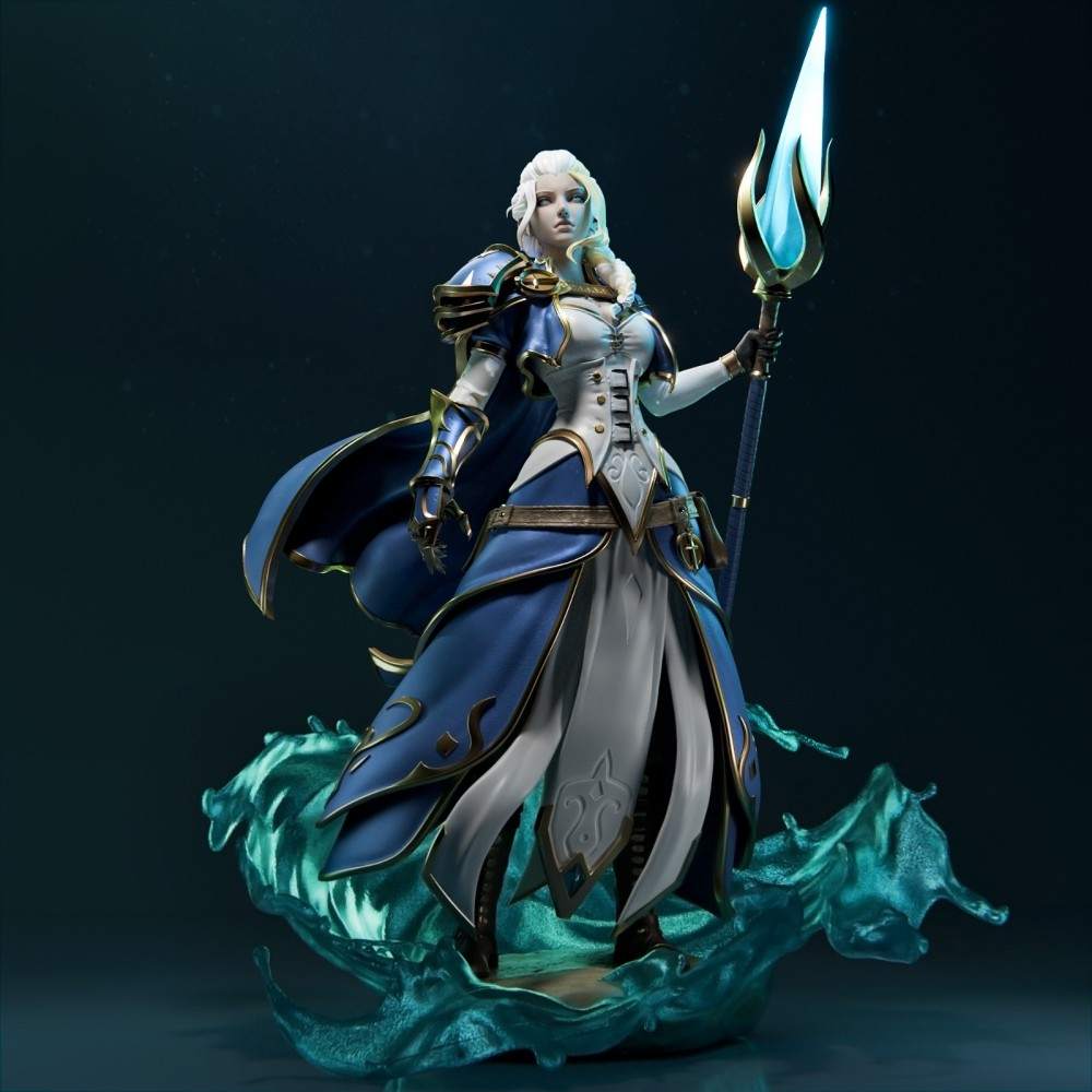 [魔兽世界]吉安娜冰霜法师_Jaina Marine Mage - World of Warcraft-亿库网