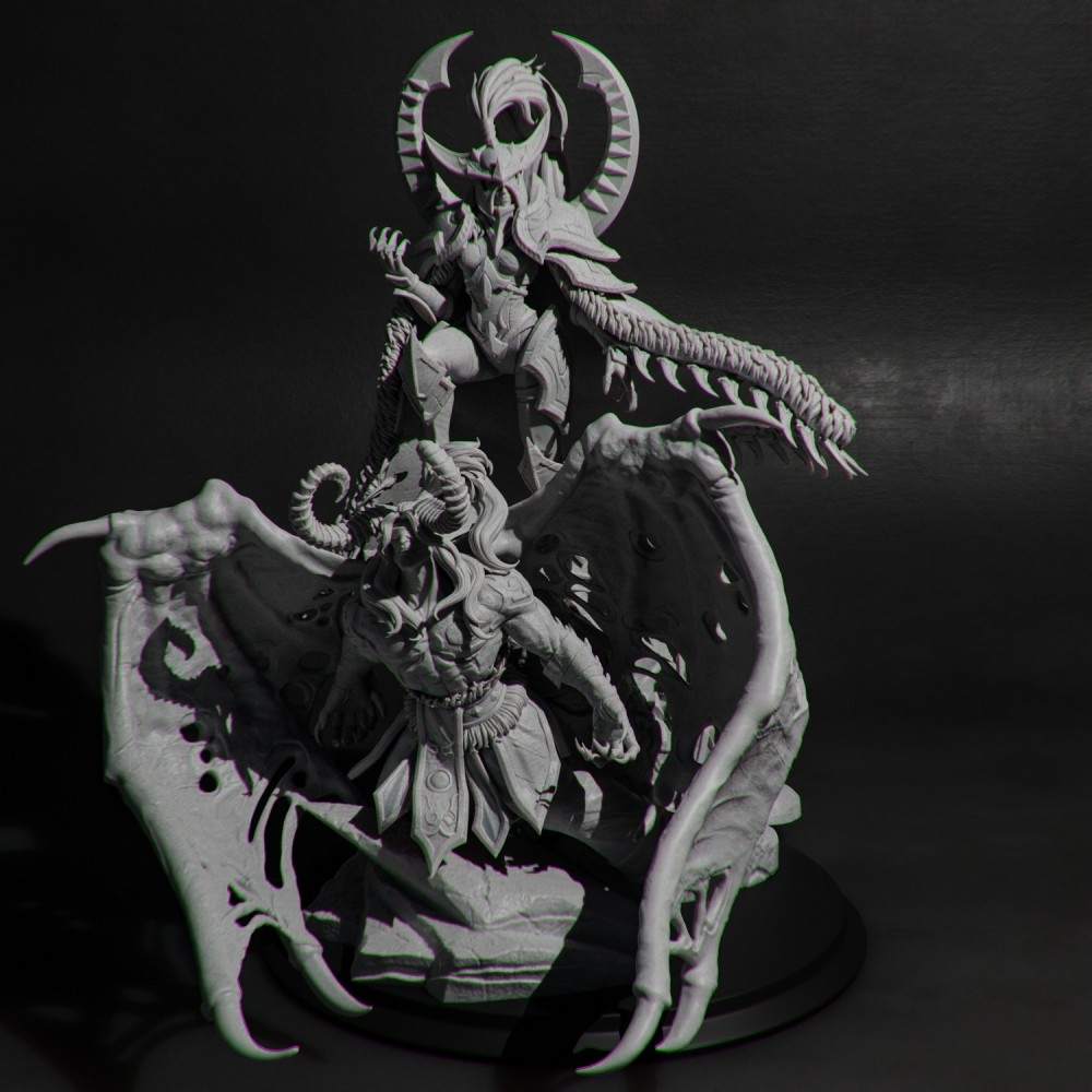 [魔兽世界]伊利丹和玛法里奥_ILLIDAN and MAIEV - World of Warcraft-亿库网