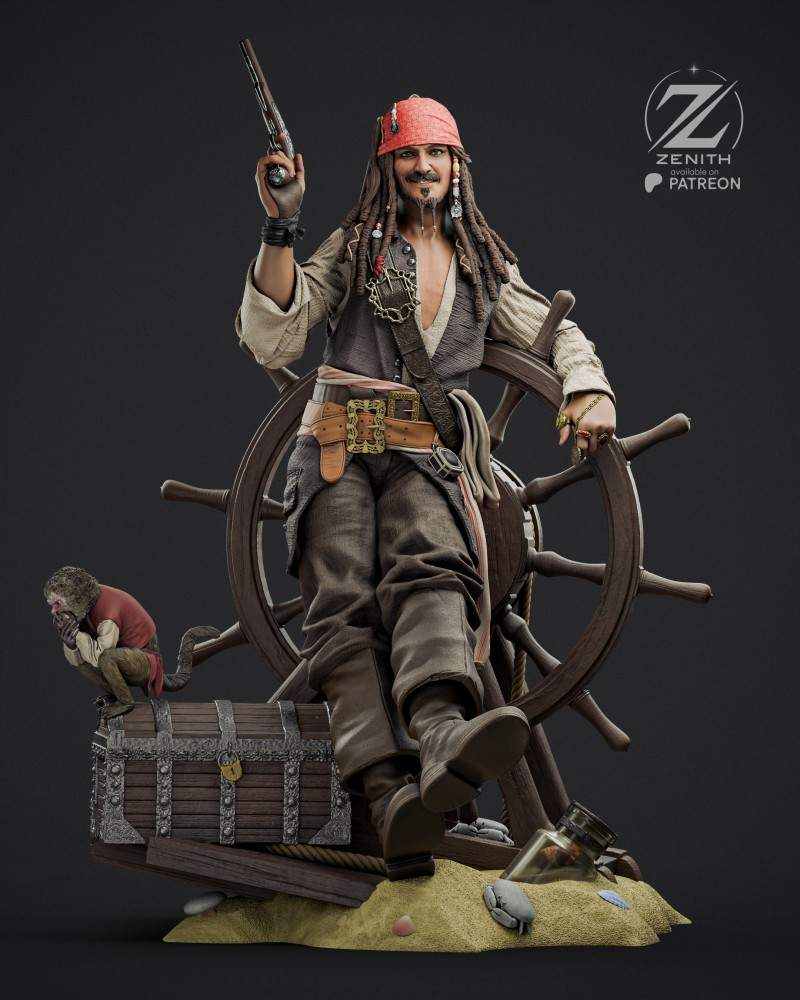 [加勒比海盗]杰克·斯帕罗 - JACK SPARROW-亿库网