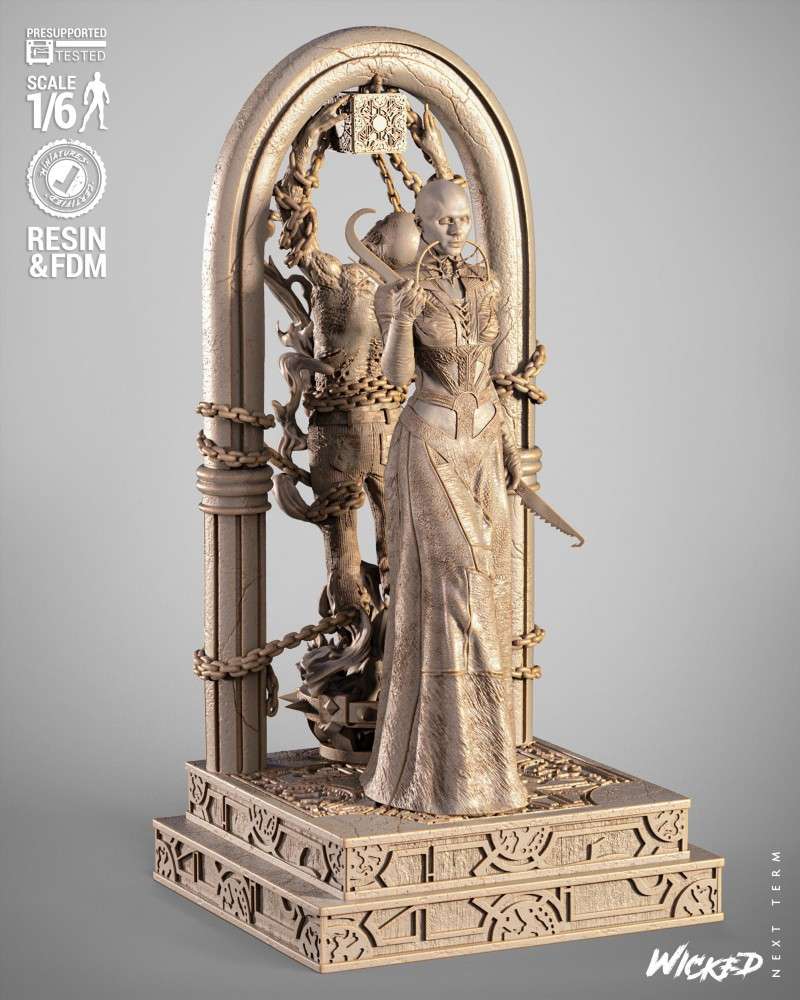 [养鬼吃人]女性苦修士雕塑_FEMALE CENOBITE SCULPTURE-亿库网