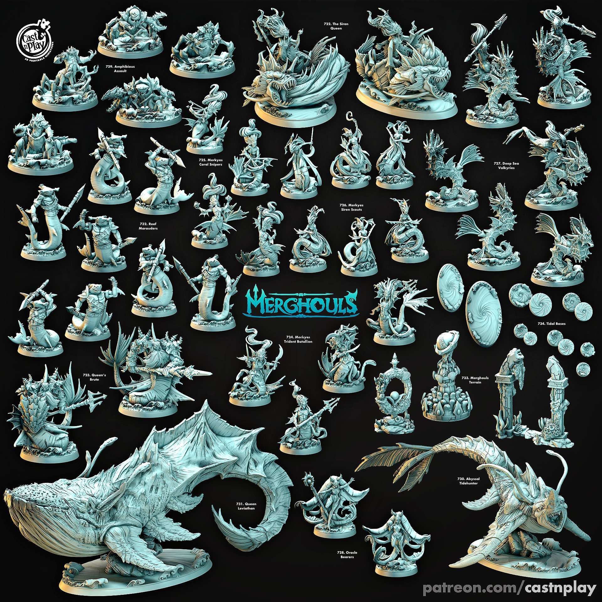 深海食尸怪合集_Merghouls-亿库网